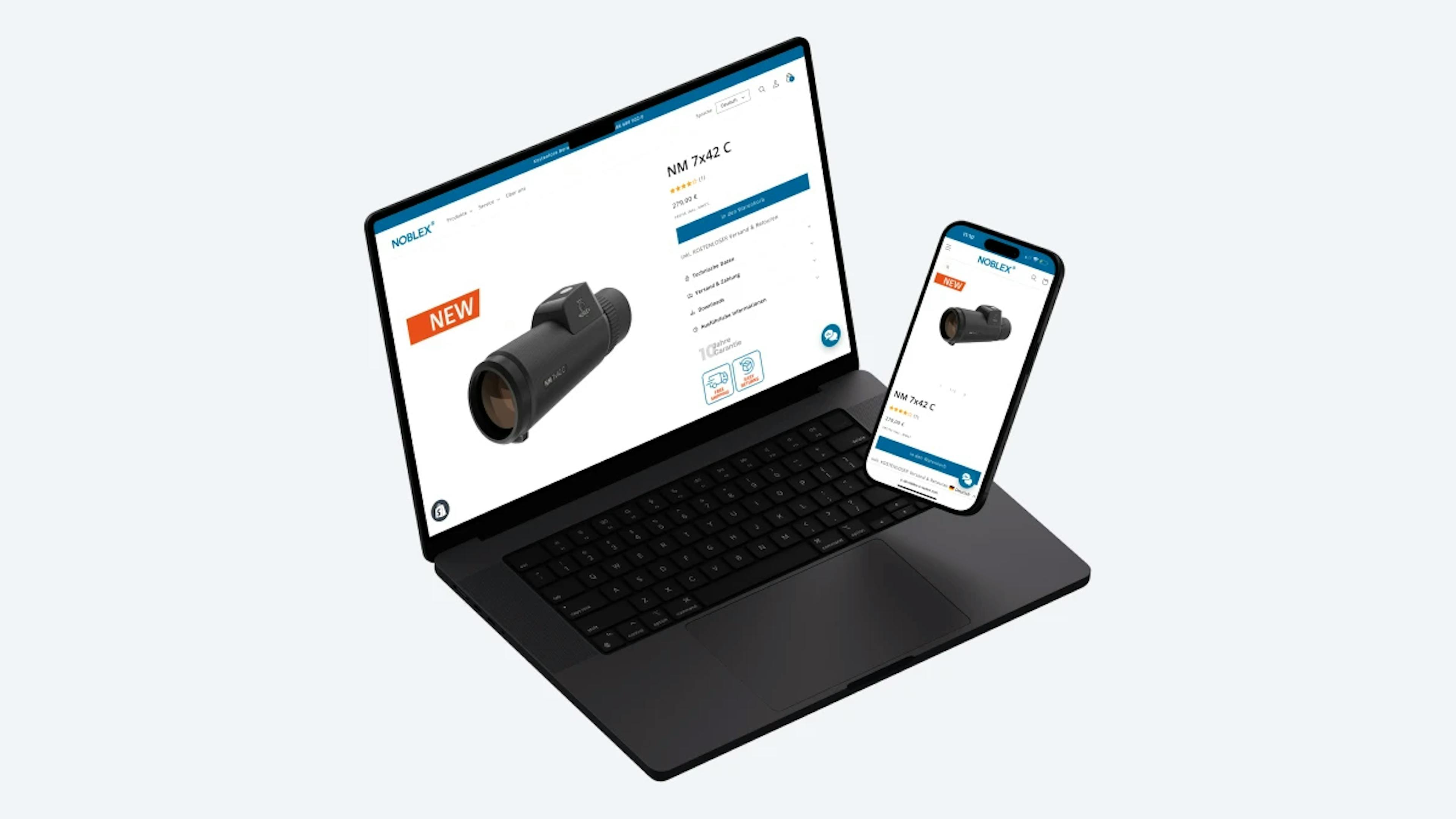 Shopify product detail page