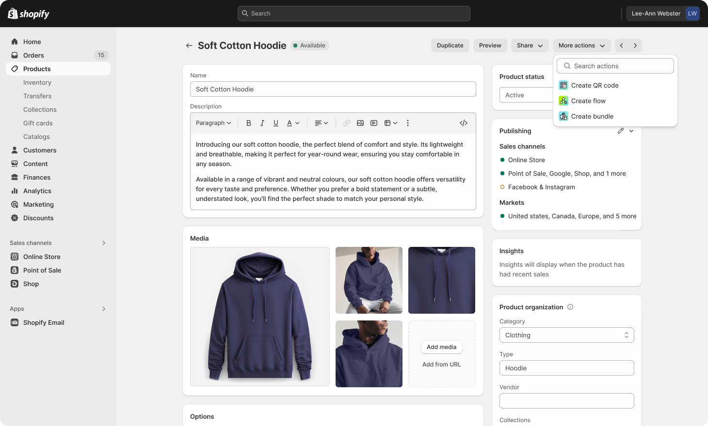 Shopify Backend