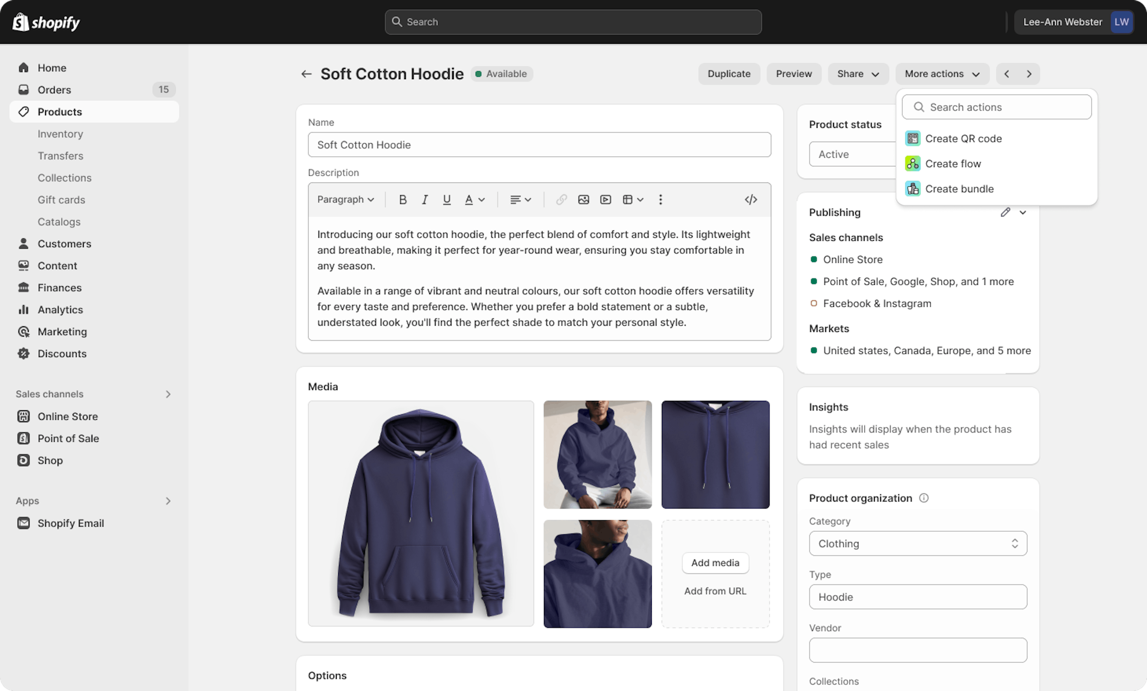 Shopify Backend