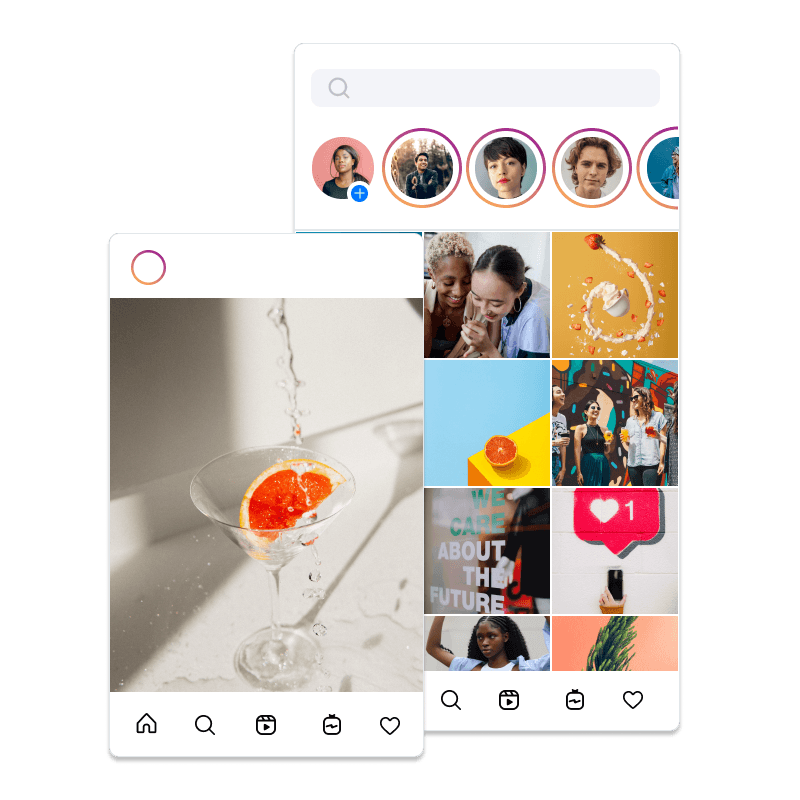 Social media content agency