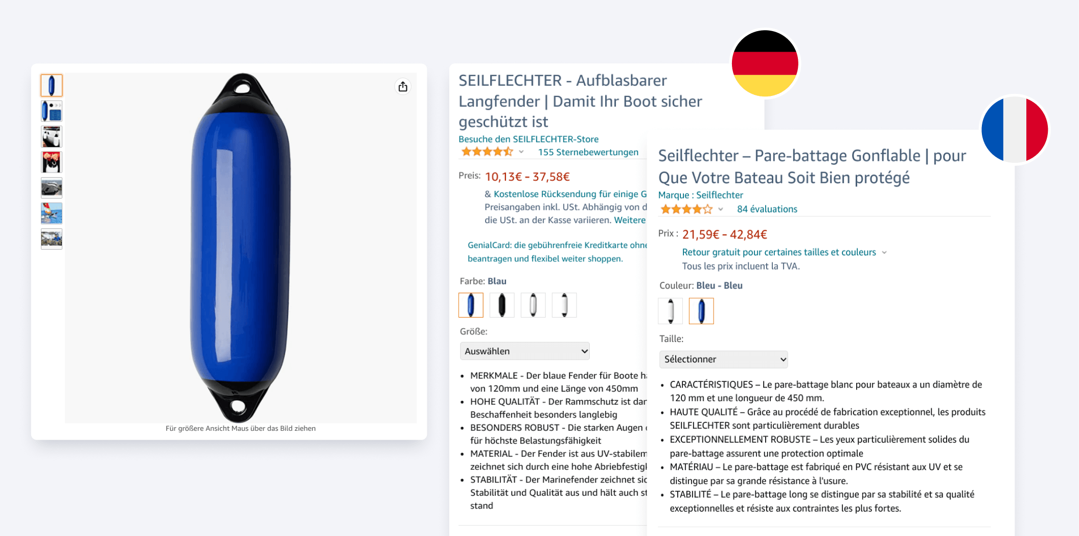 Internationaler Amazon SEO Content von Seilflechter