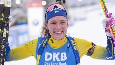Hanna Öberg made it onto the podium