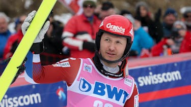 Khoroshilov Slalom-Dritter in Wengen