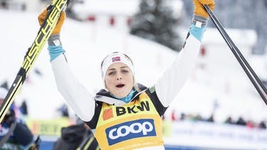 Therese Johaug continues her winning series in Davos