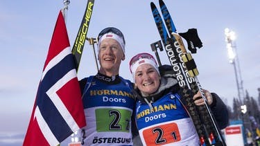 Norway wins gold in single mixed