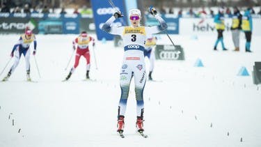Nilsson und Klæbo gewinnen erste Etappe der Tour de Ski