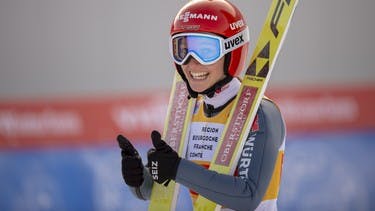 Katharina Althaus secures her second season win
