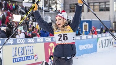 Therese Johaug wins first World Cup after her comeback
