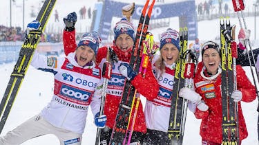 Norway and Russia win Lillehammer relays