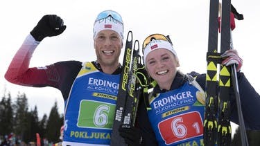 Norway and France win first biathlon races