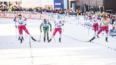 Nilsson und Klæbo feiern Sprintsieg in Falun