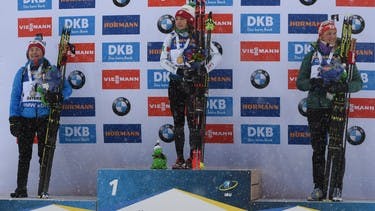 Yurlova-Percht wins silver in the mass start