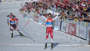 Jarl Magnus Riiber wins nordic combined gold in Seefeld