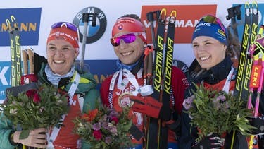 Start-finish victories for Kuzmina and Bø in the pursuit ...