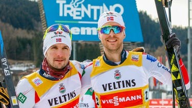 Schmid/Graabak gewinnen Teamsprint gegen deutsche Duos
