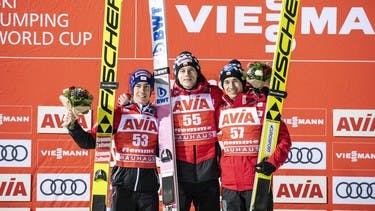 Kraft and Stoch on the podium in Val di Fiemme