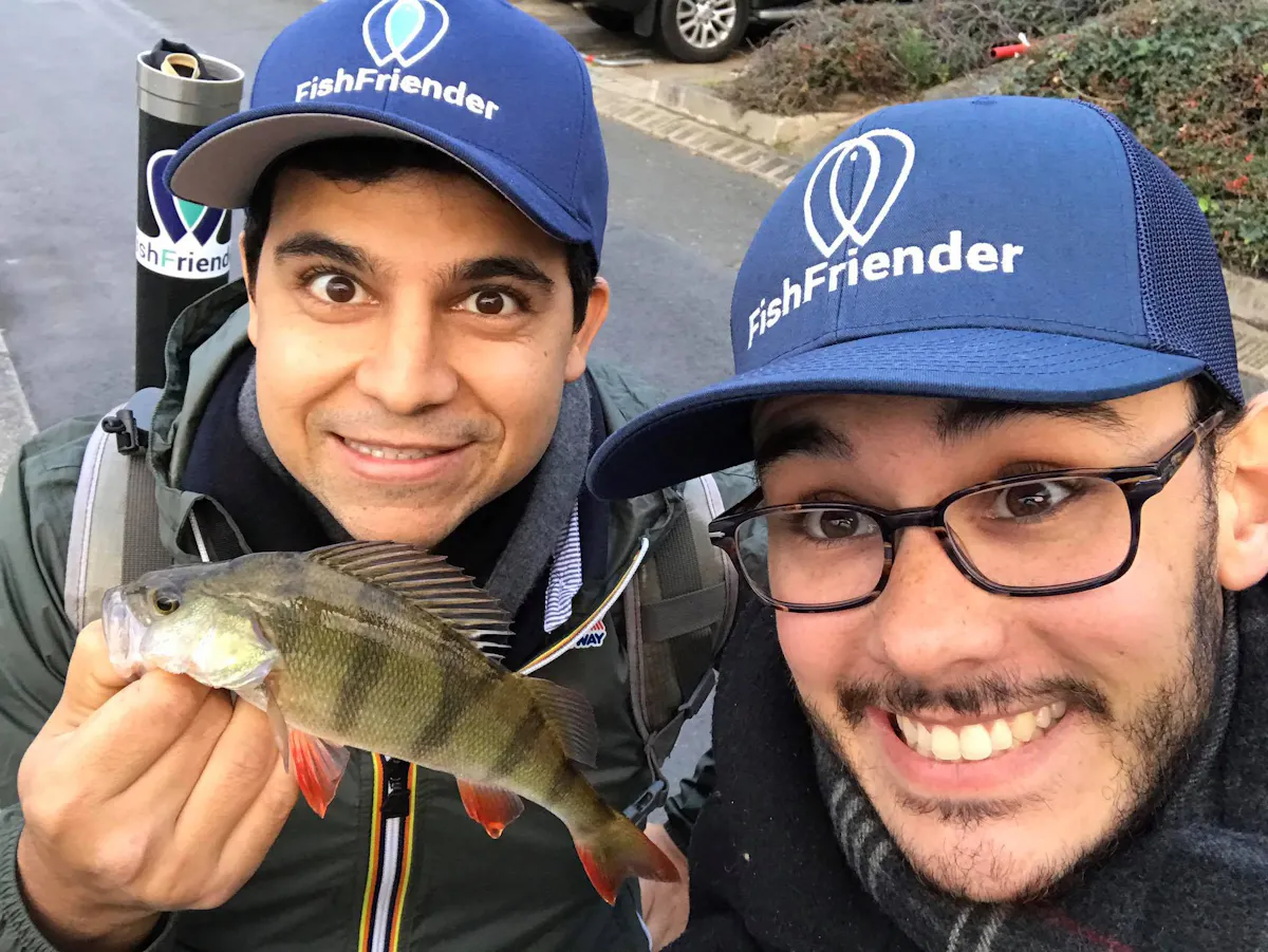 Fishing is much more fun with friends