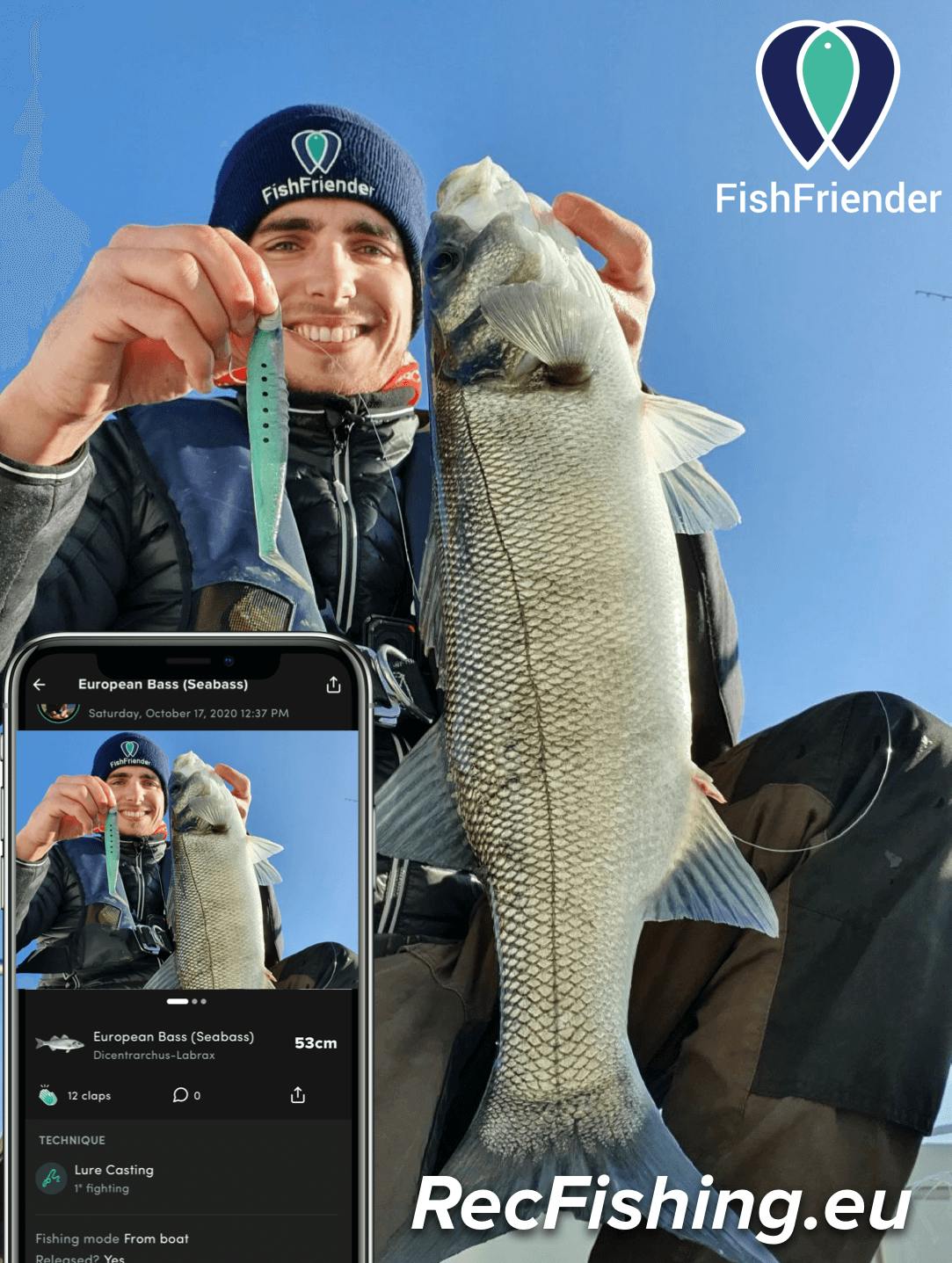 FishFriender, partenaire officiel du programme RecFishing.eu