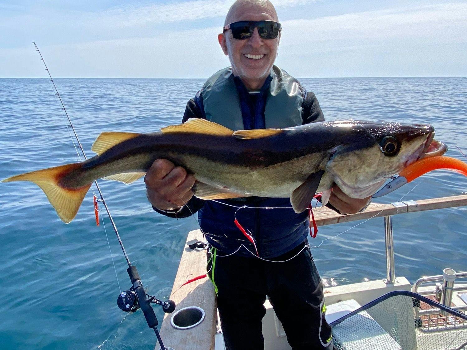 Portraits de pêcheurs en mer