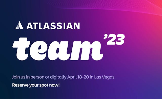 Atlassian Team 23 Event