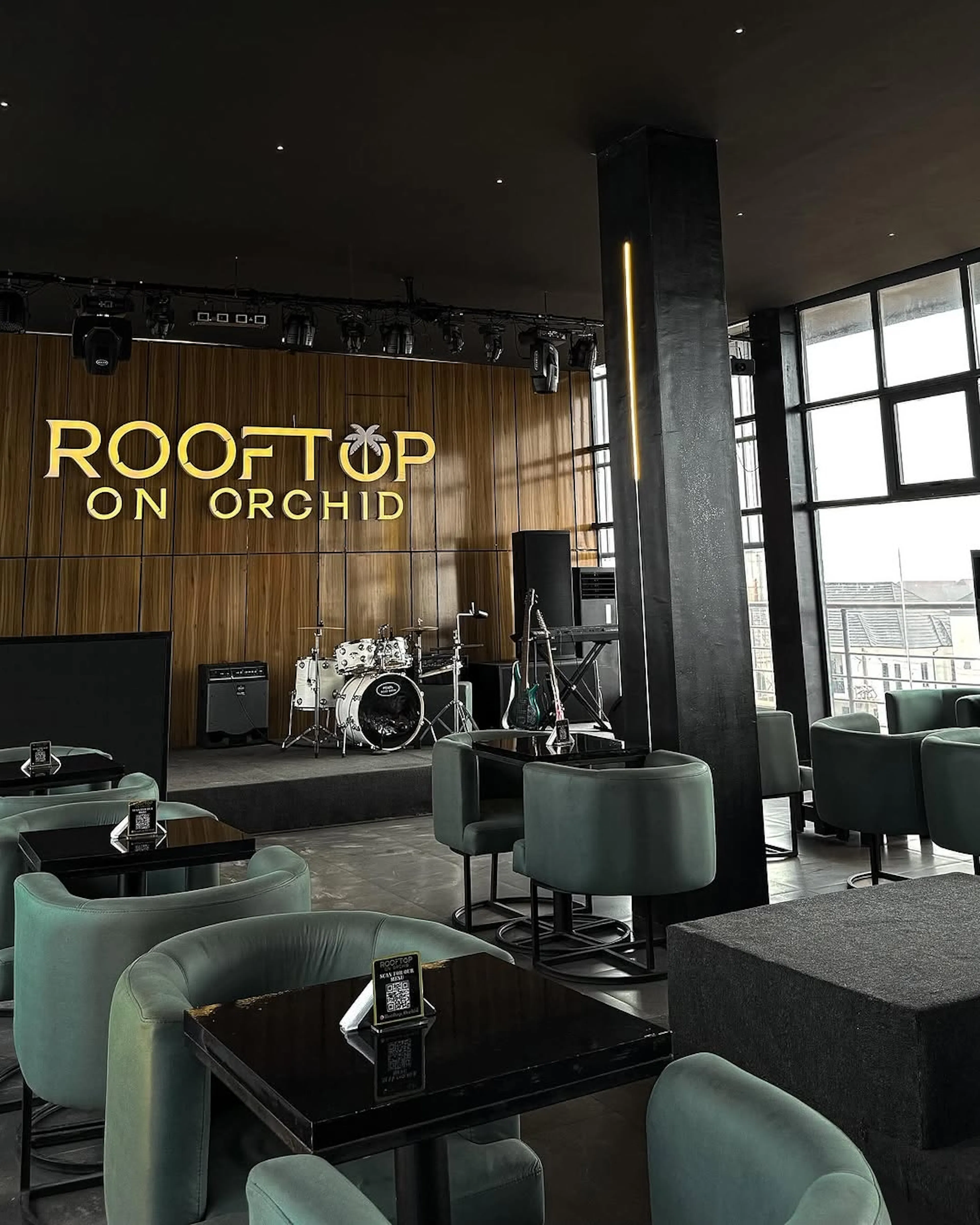 Rooftop on Orchid's indoor restaurant
