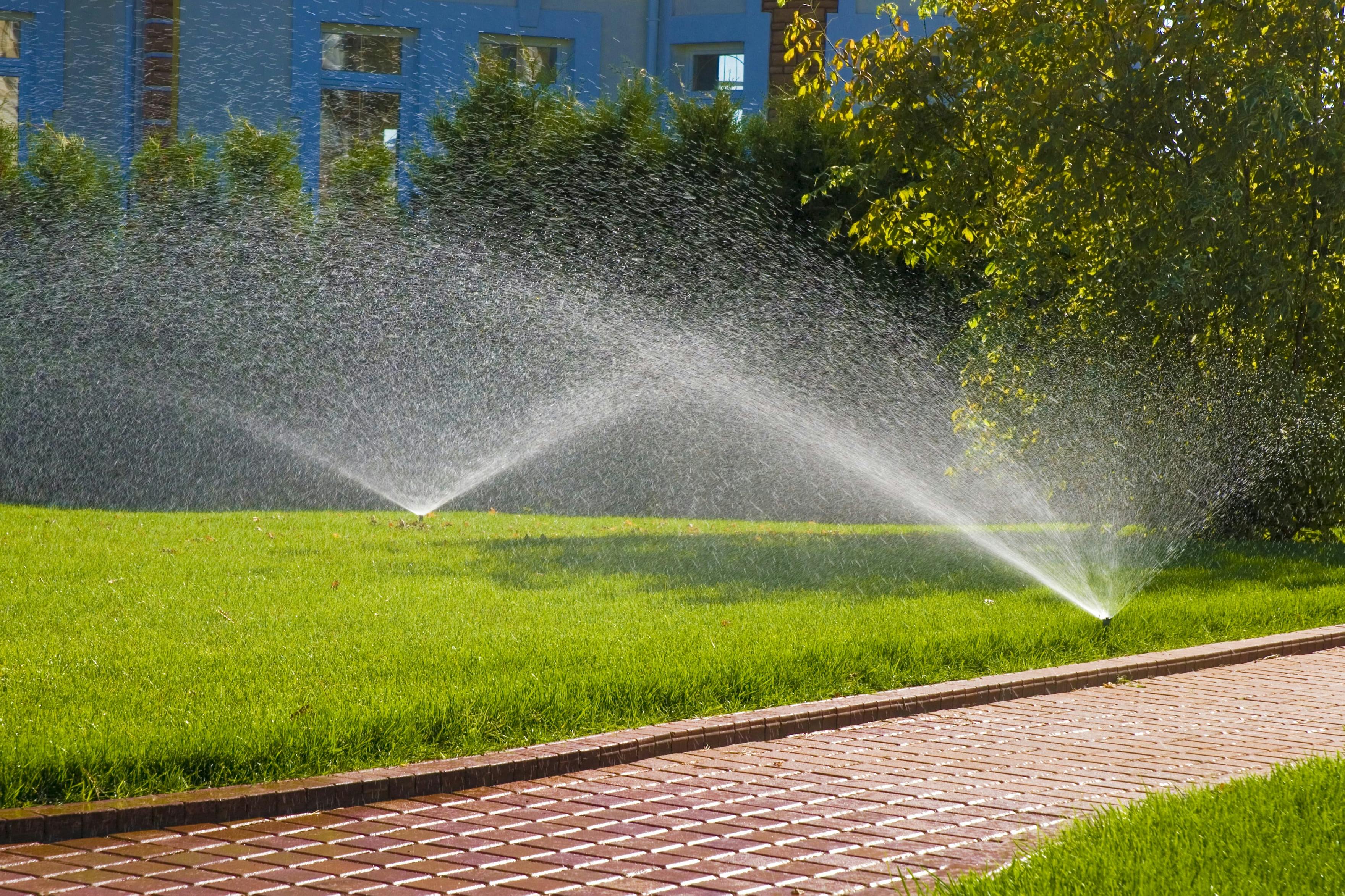 professional sprinkler installation