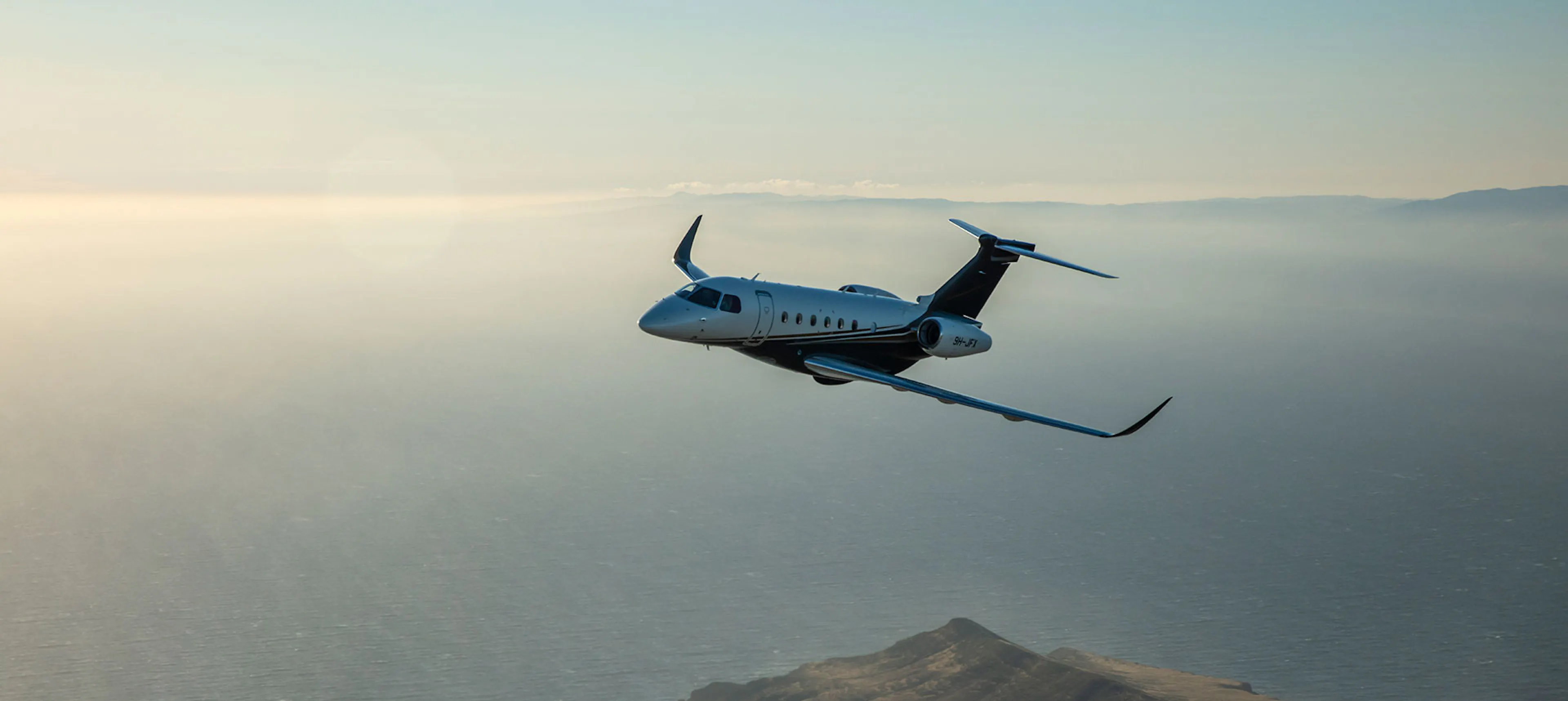 Praetor 600 in flight