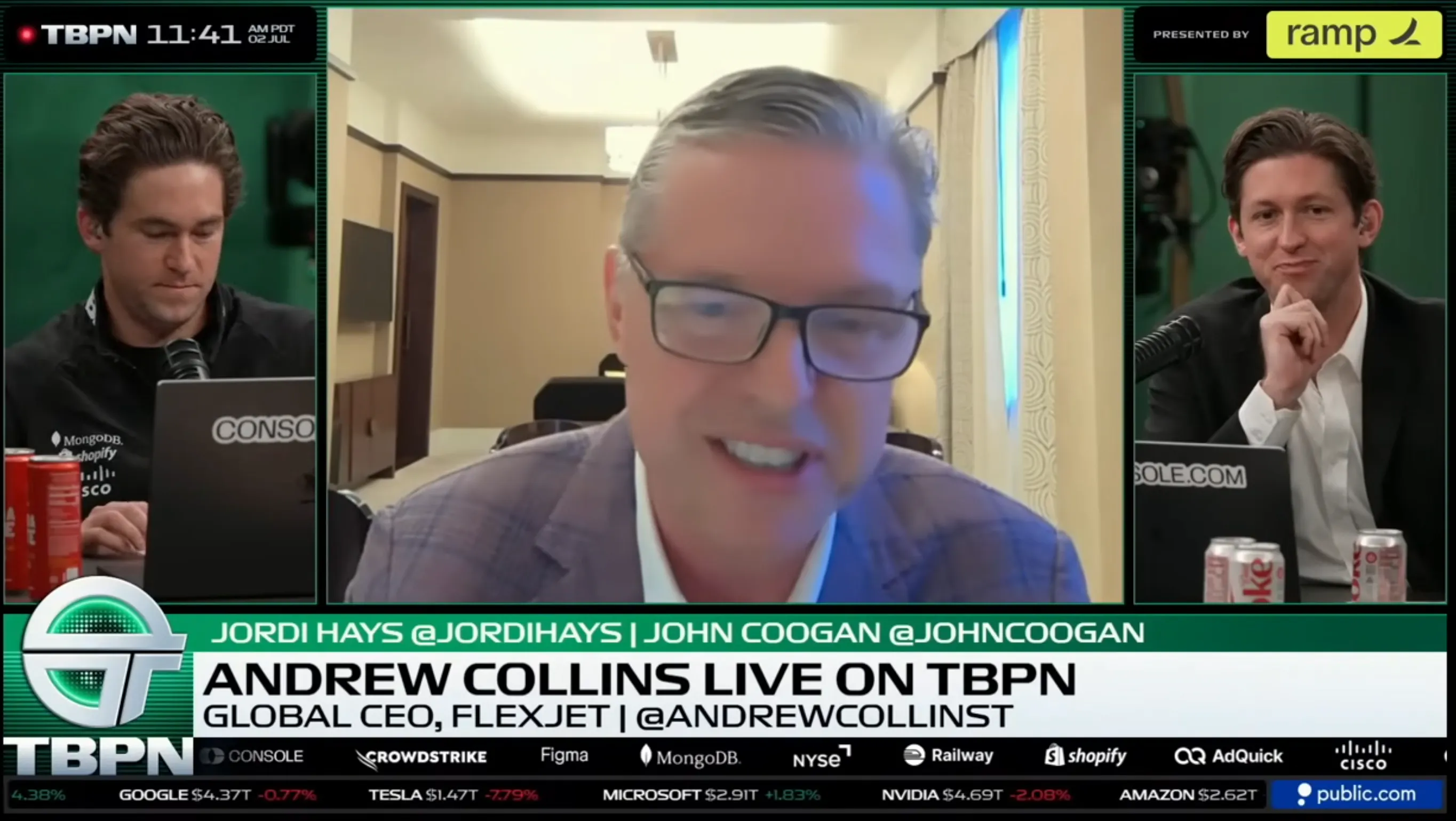 Andrew Collins Live on TBPN