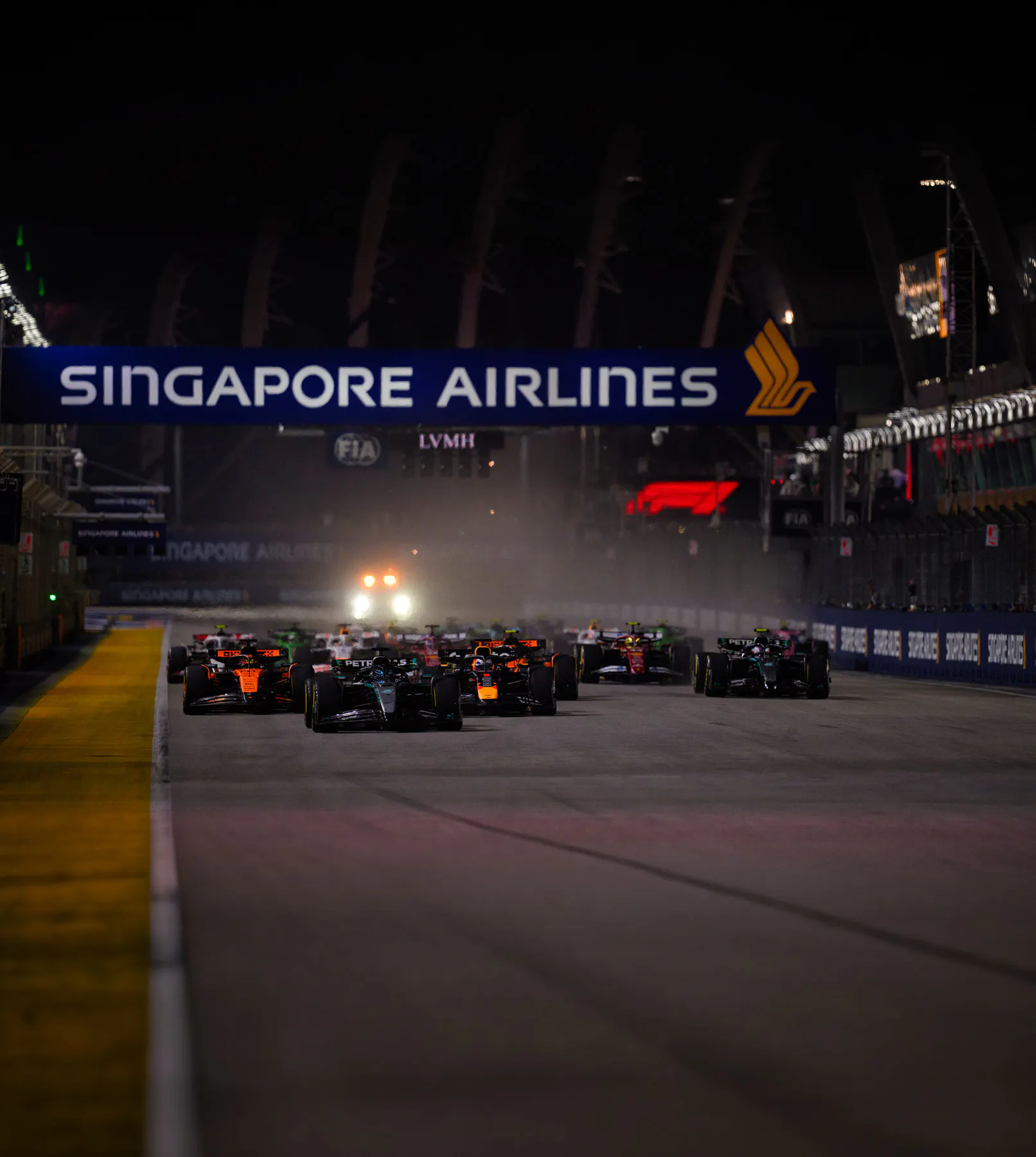 F1 cars at Singapore