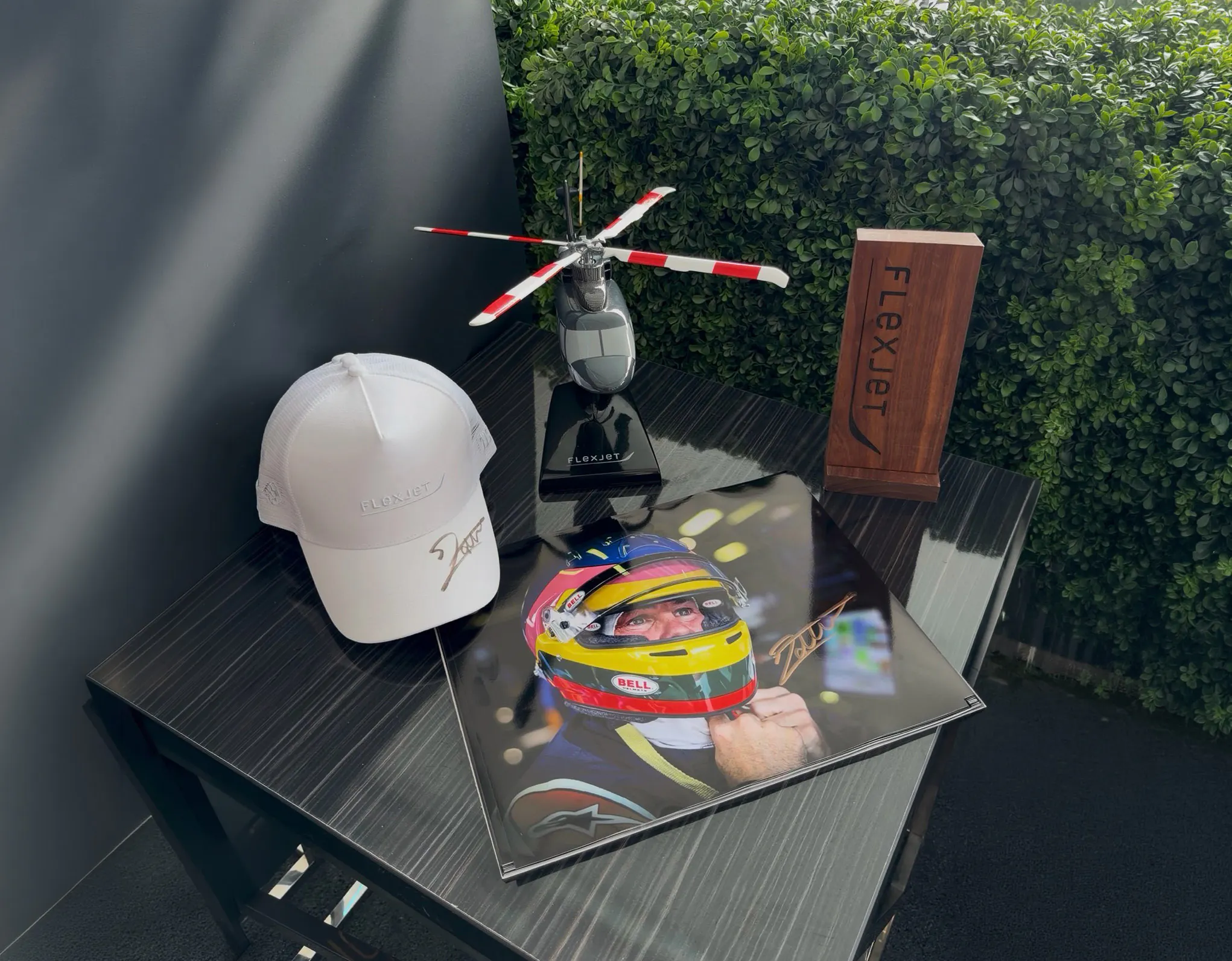 Closeup of our hospitality items at F1 Miami
