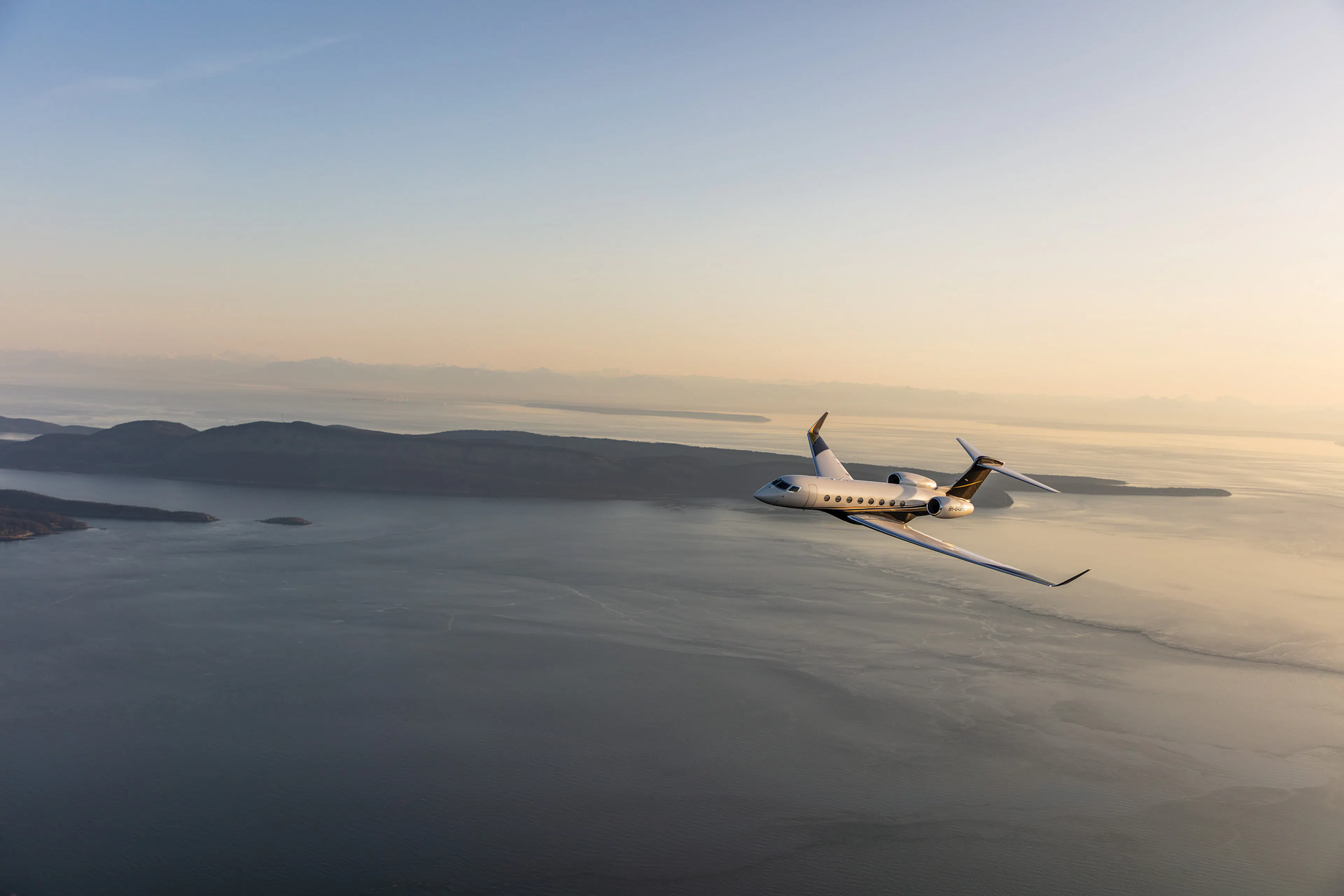 Flexjet Gulfstream G650 EU Tail Number Water