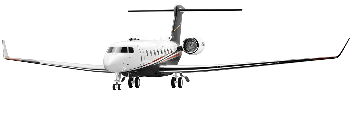 front face of G650 with transparent background