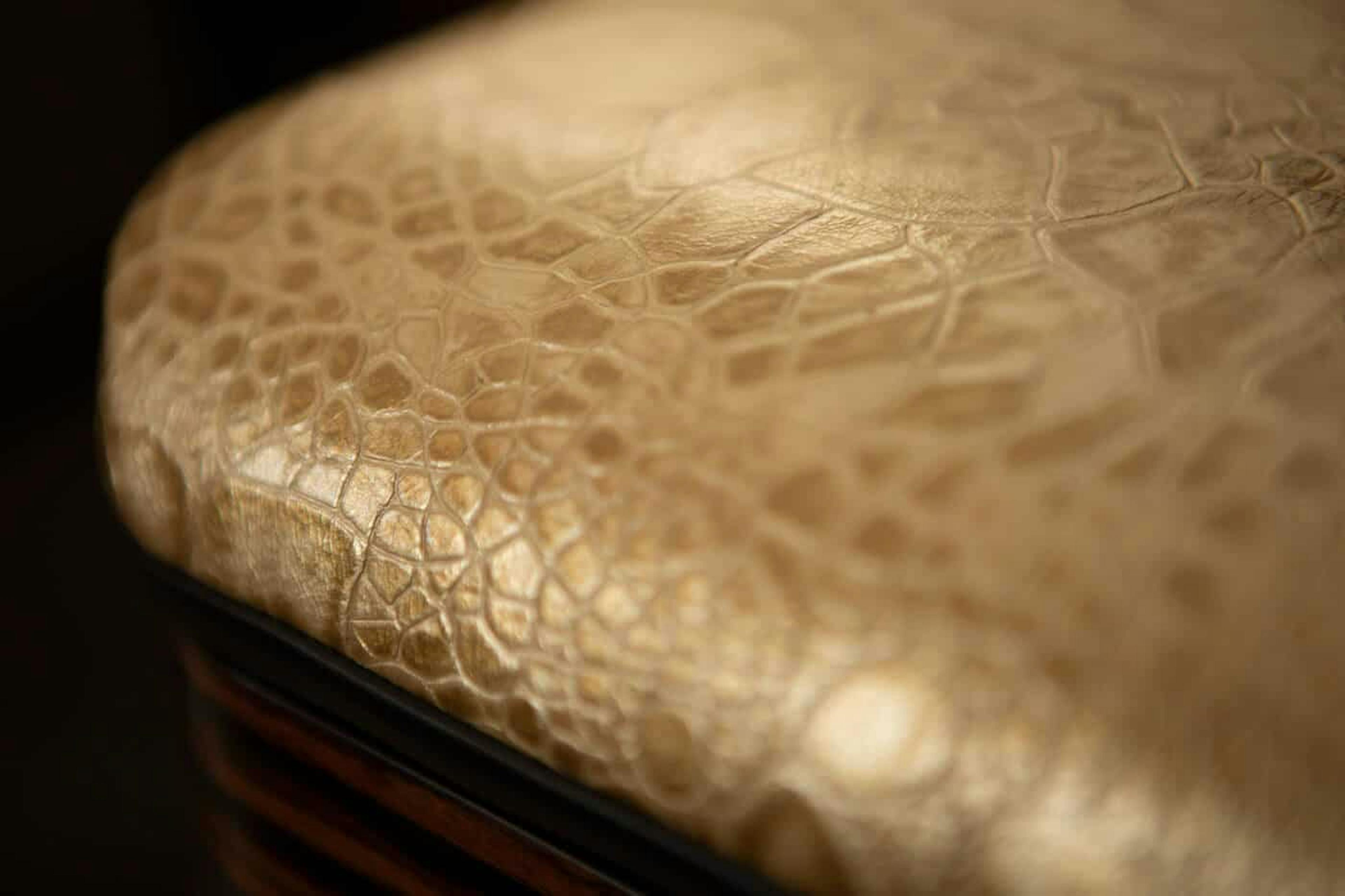 Beautiful interior shot the texture of the material of a chair