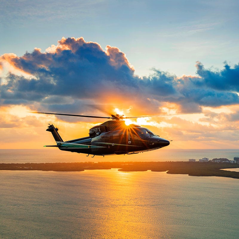 Private Helicopter | Sikorsky S-76| Flexjet