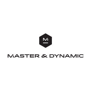 Master & Dynamic logo in black on transparent background