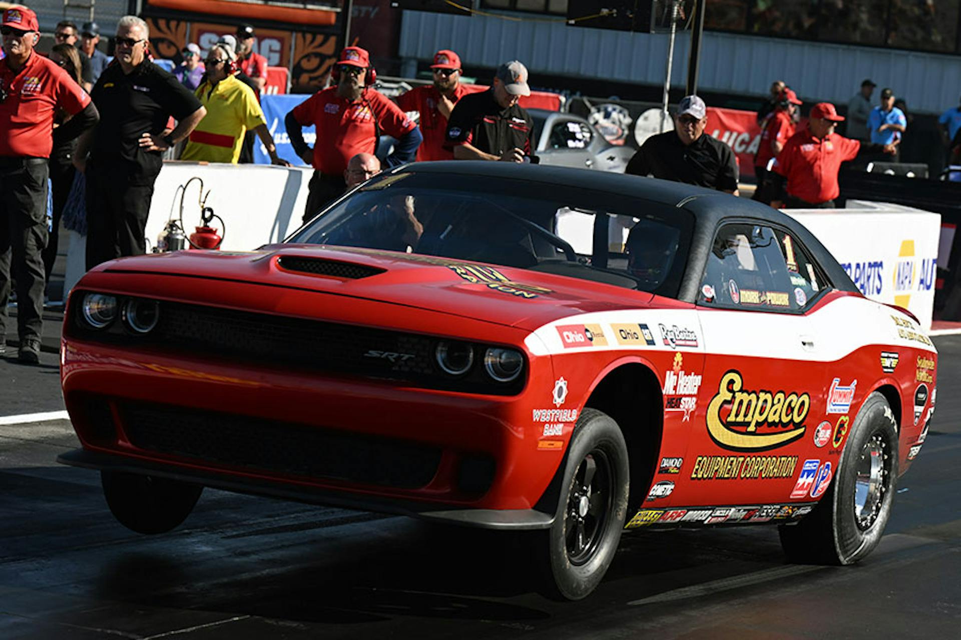 Mark Pawuk drove his Empaco Dodge Challenger