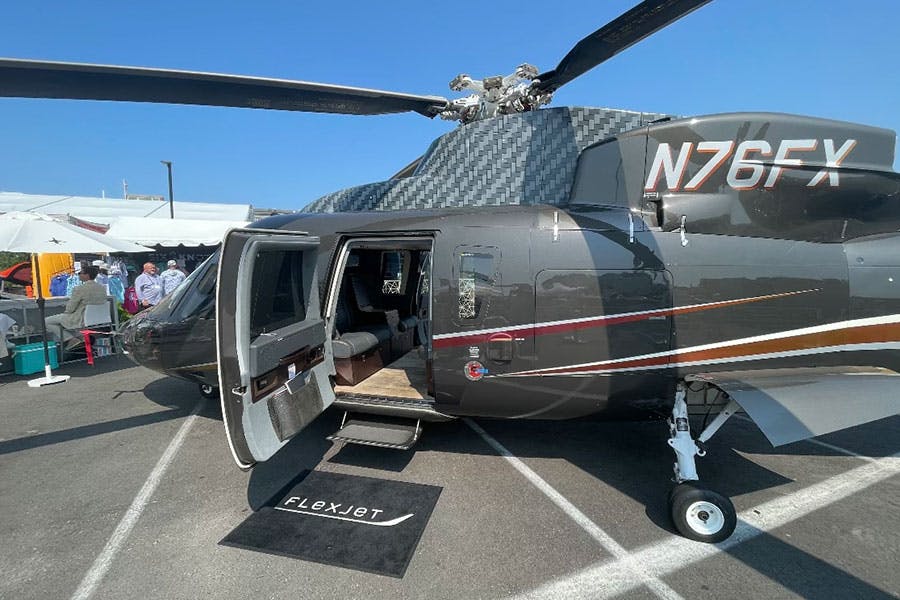 Sikorsky S-76 - 2024 Newport International Boat Show