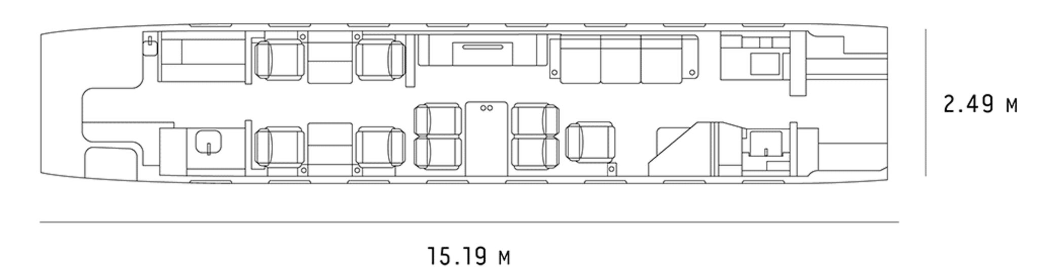 Eu version of the 12 passenger cabin config