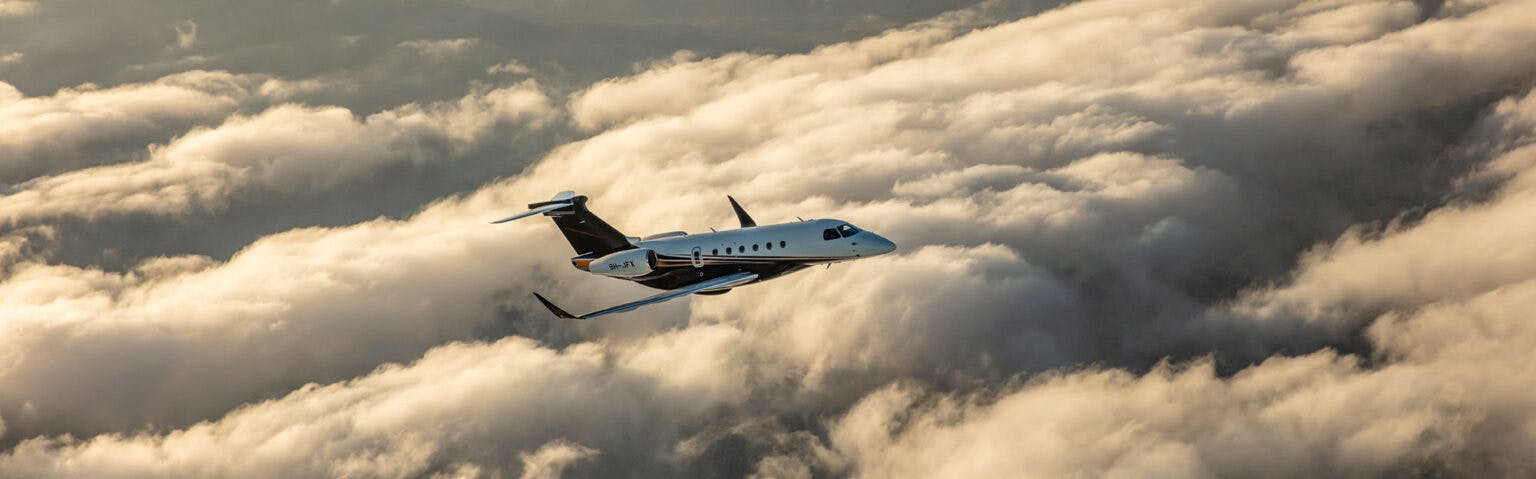 A p600 flies above the clouds