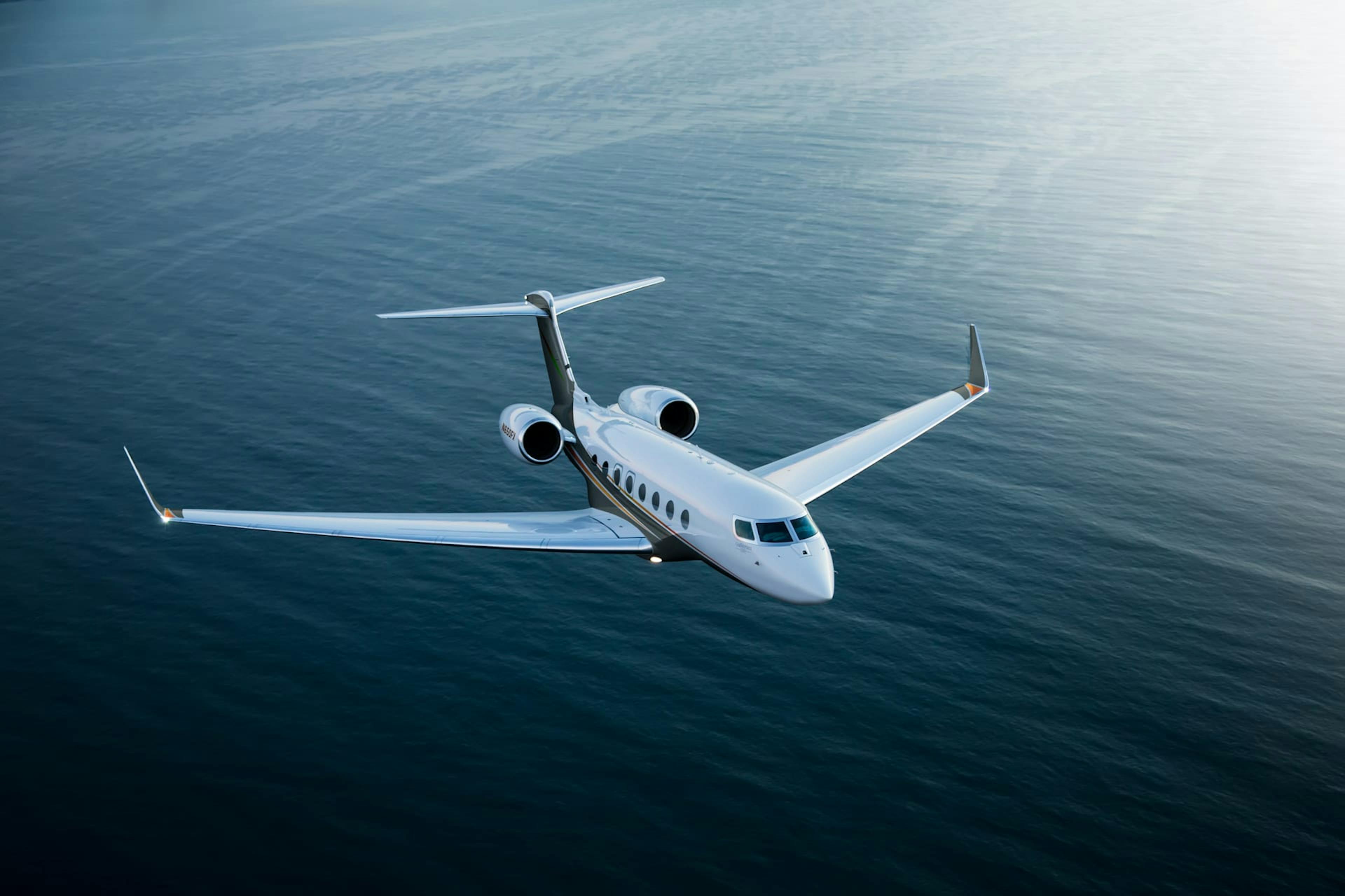 gulfstream g650 in flight