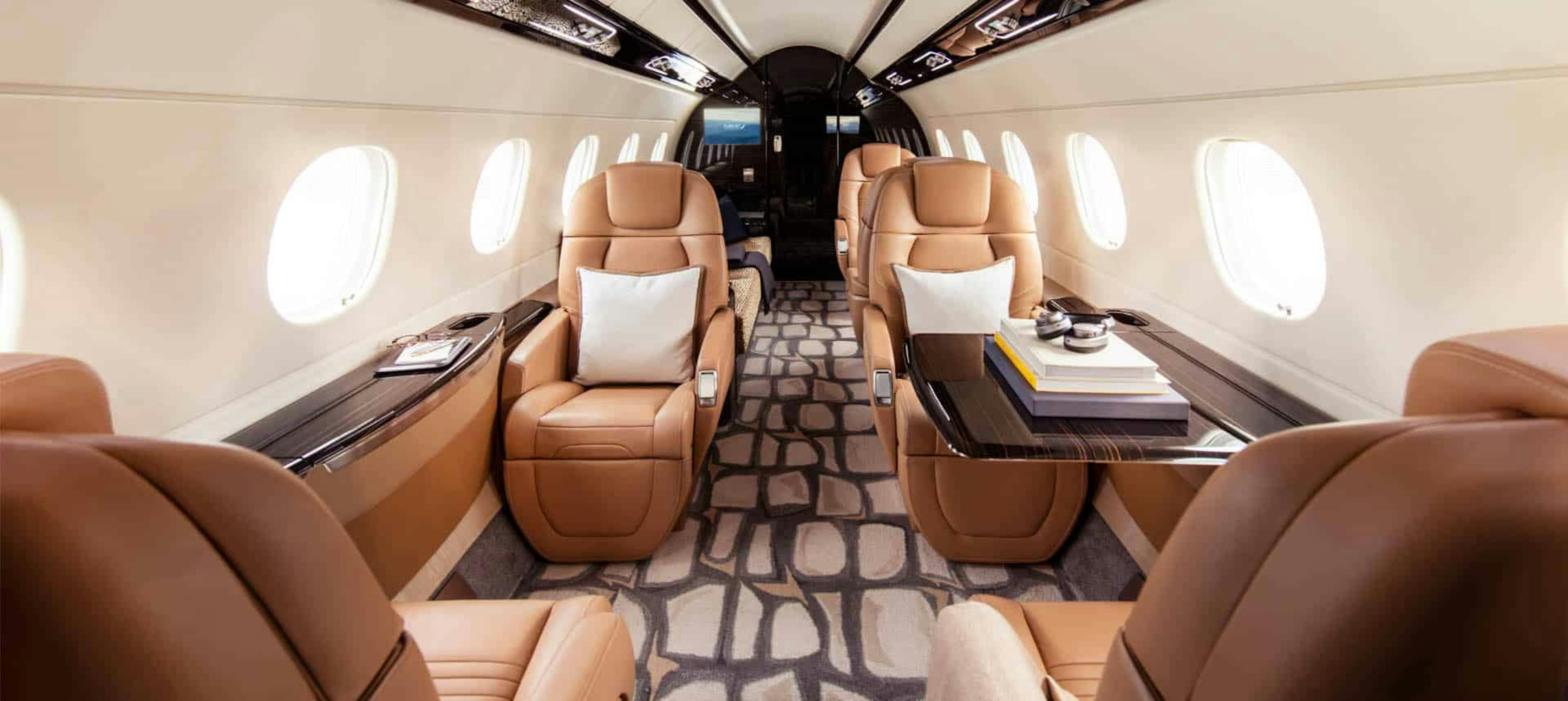 private jet interior