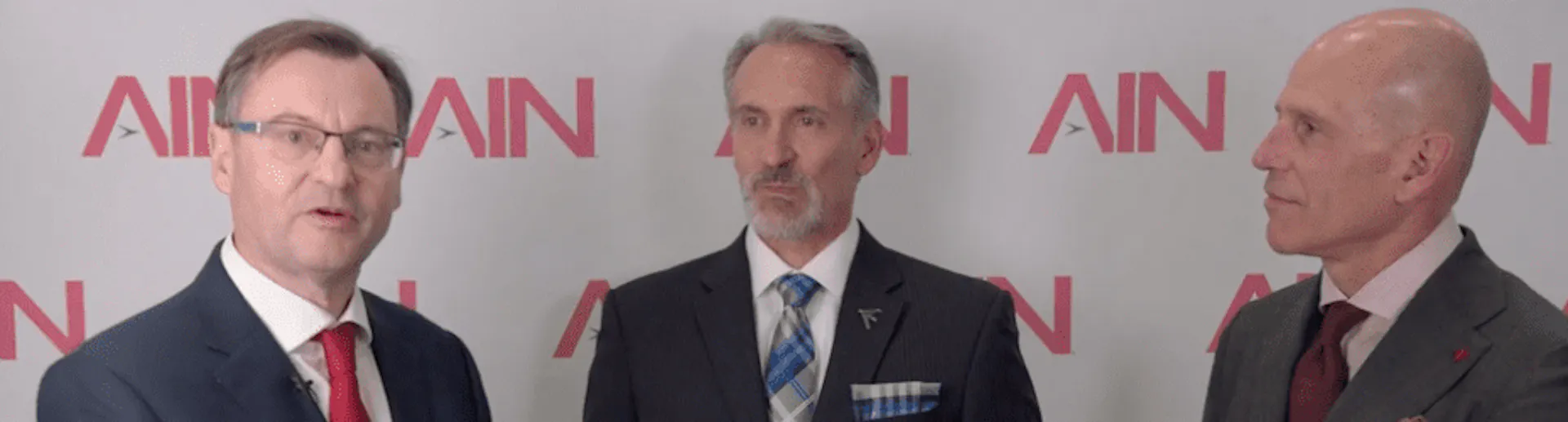 Flexjet and Embraer executives