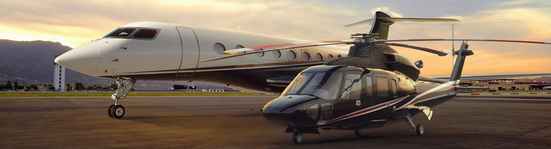 Sikorsky S-76 and G650 Hero