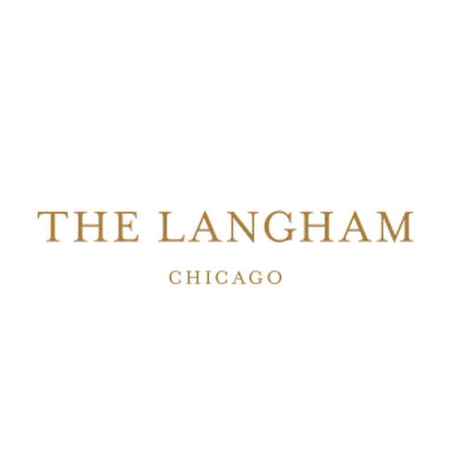 The Langham logo in a golden brown on transparent background