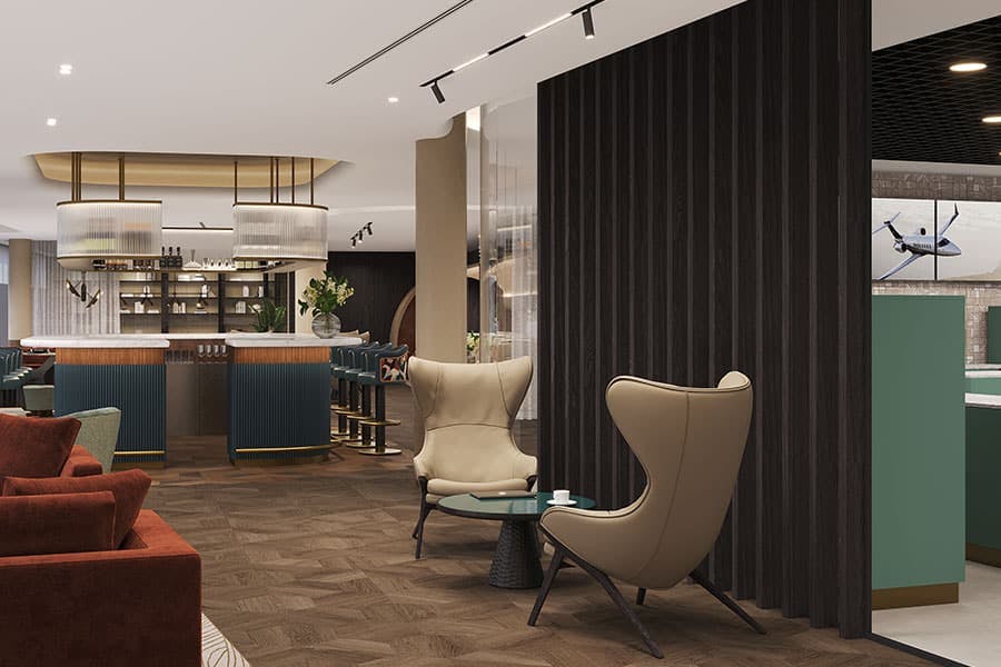 private terminal - Farnborough Airport