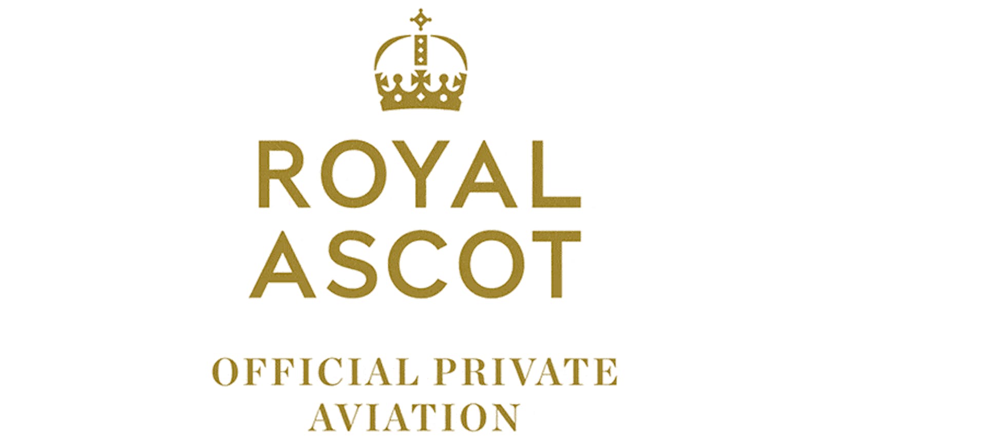 Royal Scot logo in gold with Official Private Aviation written at the bottom