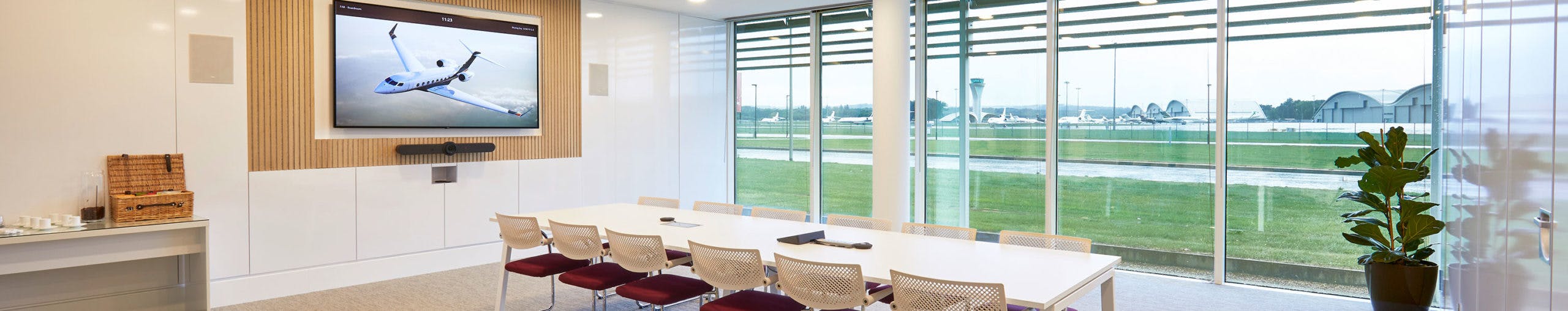 Inside the Flexjet Tactical Control Centre's board room