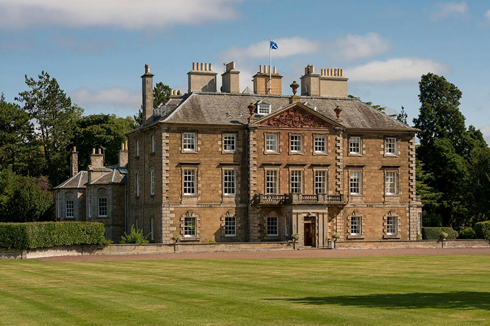 Elegant Estate with Expansive Gardens (Exterior)