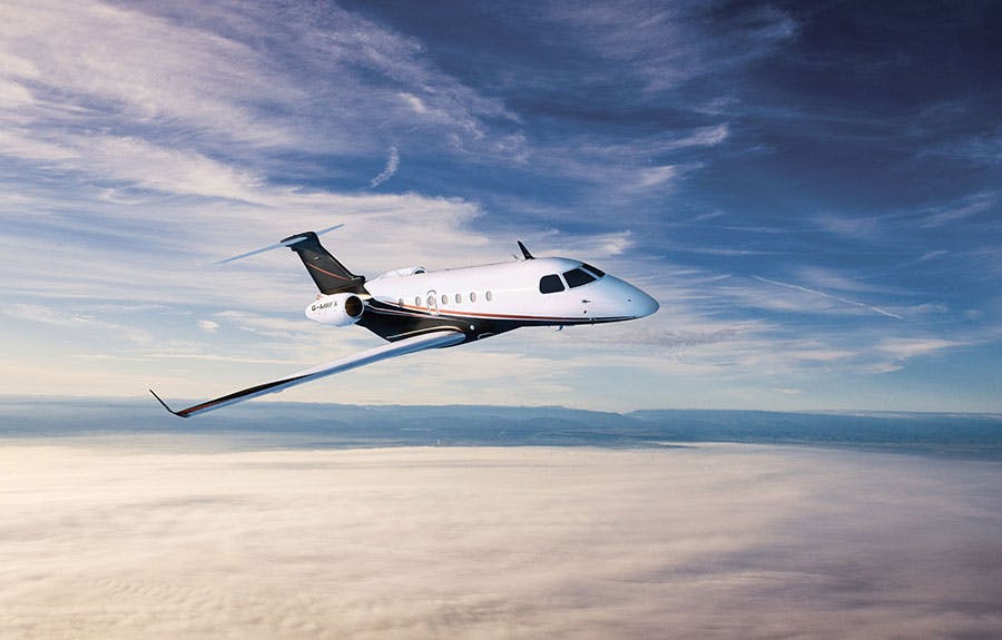 Praetor 600 in flight