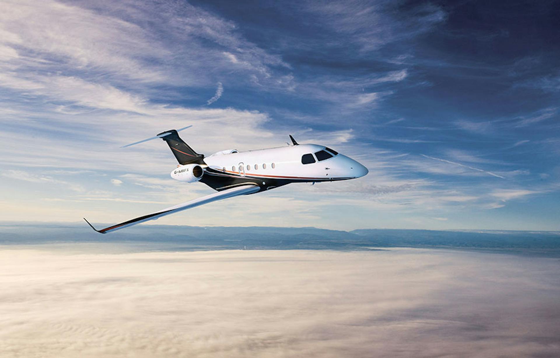 Praetor 600 in flight